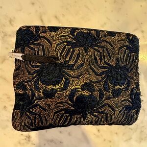 Authentic Rochas Navy/Gold Sparkle Clutch - Evening/Party
